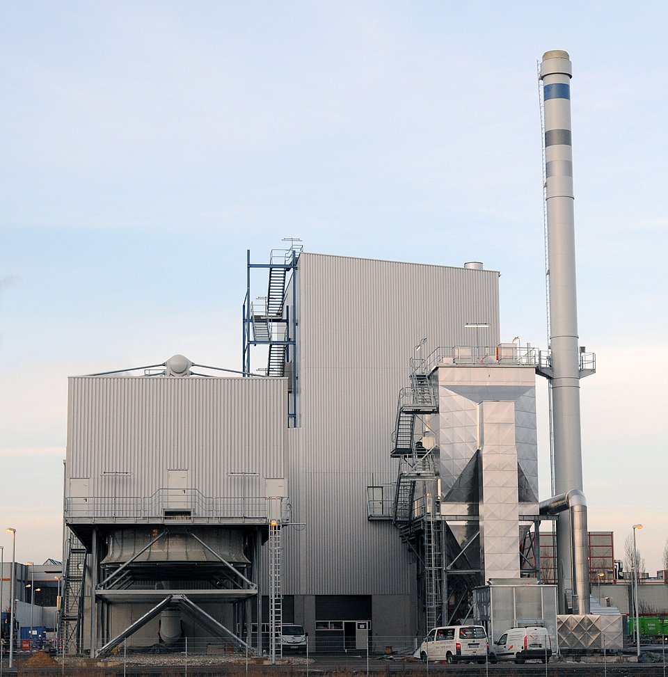 Biomasse-Heizkraftwerk Augsbrg