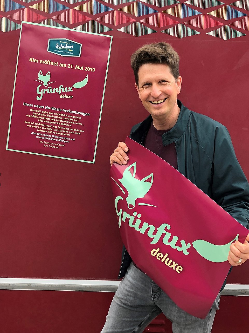 Wirtschaftsunternehmen: Schuberts Grünfux-deluxe im Pop-Up-Wagen