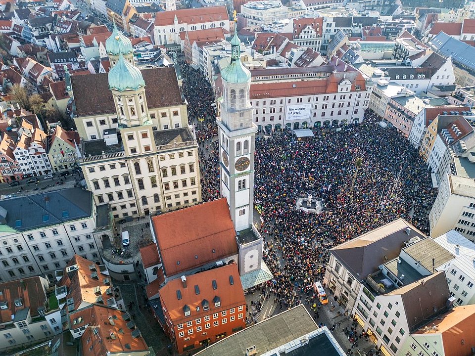 Augsburg gegen Rechts – Großdemos