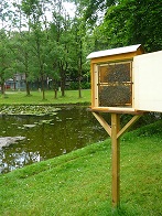 Unibienen - Bienenschaukasten und Imkerlehrpfad auf dem Universitätscampus Augsburg