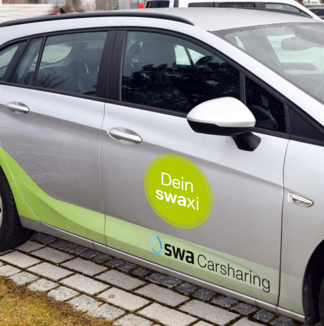 Wirtschaftsunternehmen: swa Ridesharing – Dein swaxi